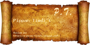 Pippan Timót névjegykártya